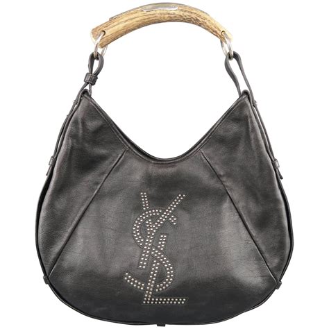 sac mombasa ysl|YSL Black Leather St. Tropez Mombasa QTB5MH1LYB002.